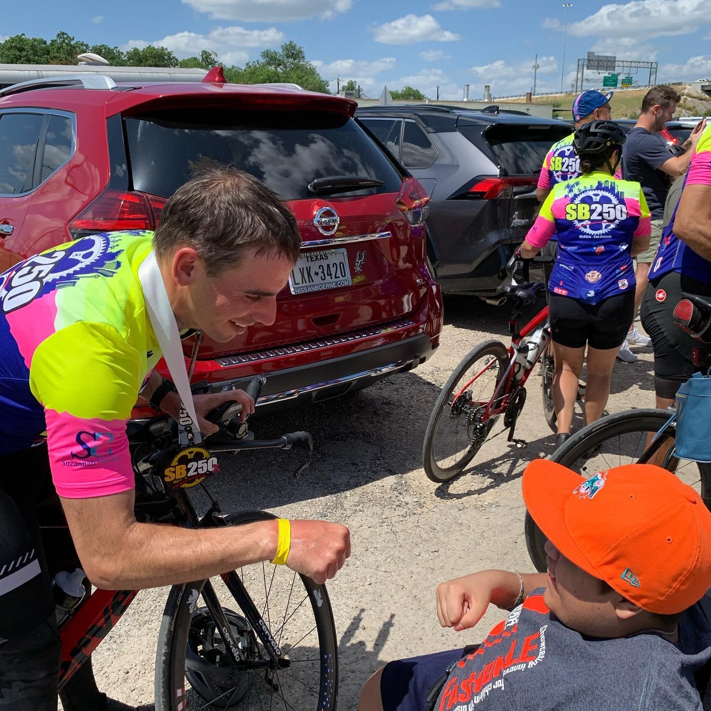 Nick Smith at SB250 cycling event